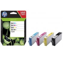 Tintes printera kasetne HP N9J73AE, zila/melna/sarkana