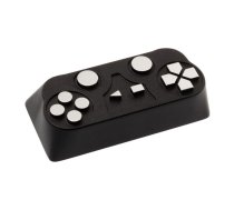 Tastatūras vāciņš Zomoplus Aluminium Keycap Gamepad II, balta/melna