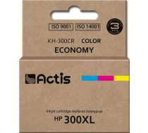 Tintes printera kasetne Actis Standard KH-300CR, zila/sarkana/dzeltena, 21 ml