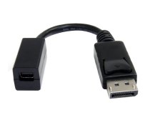 Adapteris StarTech DP2MDPMF6IN DisplayPort male, Mini DisplayPort female, 0.015 m, melna