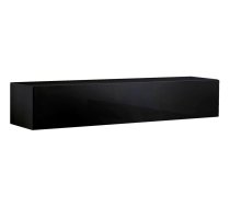 TV galds ASM 30, melna, 160 cm x 40 cm x 30 cm