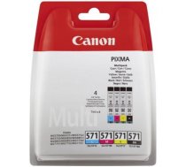 Tintes printera kasetne Canon CLI-571, zila/melna/sarkana