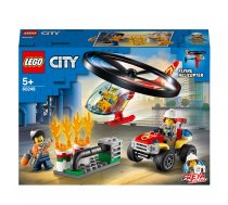 Konstruktors LEGO City Ātrās reaģēšanas ugunsdzēsēju helikopters 60248, 93 gab.