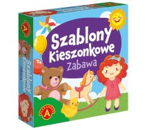 Krāsošanas komplekts Alexander Szablony Kieszonkowe – Zabawa, daudzkrāsaina