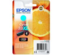 Tintes printera kasetne Epson 33XL, zila/zilganzaļš (cyan), 8.9 ml
