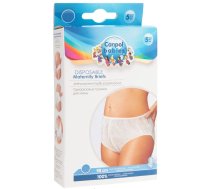 Grūtnieču biksītes Canpol Babies Disposable Maternity Briefs, balta, M, 5 gab.