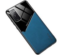 Telefona vāciņš Mocco Lens Leather Back Case, Samsung Galaxy A21s, zila/melna