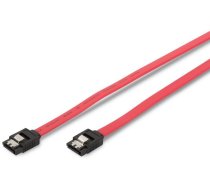 Kabelis Assmann AK-400102-005-R SATA 7-pin male, SATA 7-pin male, 0.5 m, sarkana