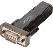 Adapteris Digitus DA-70167 USB To Serial RS232 USB 2.0, RS-232 DB9 male, 80 m, melna