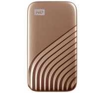 Cietais disks Western Digital My Passport, SSD, 1 TB, zelta