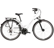 Velosipēds tūristu Kross Trans 3.0 Lady, 28 ", L rāmis, balta/pelēka