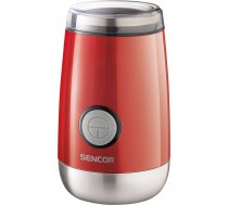 Kafijas dzirnaviņas Sencor SCG 2050, sarkana/nerūsējošā tērauda