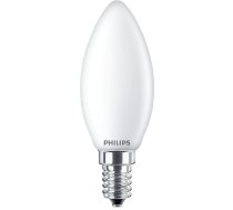 Spuldze Philips LED, B35, silti balta, E14, 4.3 W, 470 lm