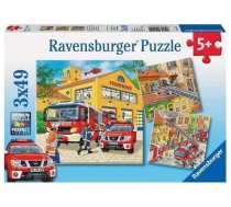 Puzles komplekts Ravensburger Fire Brigade Run, bērniem