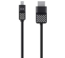 Vads Belkin Mini DisplayPort to HDMI Mini DisplayPort male, HDMI A male, 1.8 m, melna