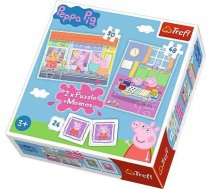 Puzles komplekts Trefl Memo & Puzzles Peppa Pig 90600, 27.5 cm x 20.5 cm