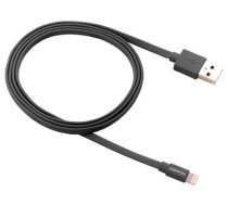 Telefona lādētājs Canyon MFI-2, USB 2.0 Type A/Apple Lightning, 100 cm, pelēka