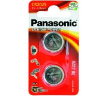 Elements Panasonic Lithium Battery CR2025 x 2