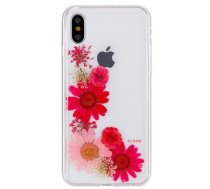 Telefona vāciņš Flavr Real Flower Sofia, Apple iPhone X, caurspīdīga