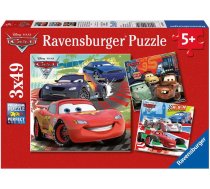 Puzles komplekts Ravensburger Cars 2 09281, 18 cm x 18 cm, 147