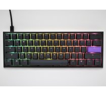 Klaviatūra Ducky One 2 ONE 2 Mini Cherry MX Blue, DE, melna