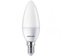 Spuldze Philips LED, B35, auksti balta, E14, 5 W, 470 lm