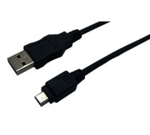 Vads Logilink Mini USB / USB Mini USB male, USB 2.0 A male, 2 m, melna