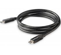Kabelis StarTech USB2C5C1M, 2 x USB Type-C, 100 cm, melna, 100 W