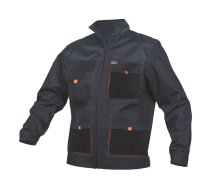 Darba jaka vīriešu Sara Workwear King 11-411, melna/oranža, XL izmērs