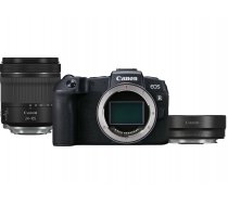 Sistēmas fotoaparāts Canon EOS RP Body + RF 24-105mm f/4-7.1 IS STM + Mount Adapter EF-EOS R