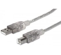 Vads Manhattan USB 2.0 A male, USB 2.0 B male, 5 m