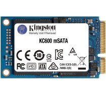 Cietais disks (SSD) Kingston KC600, mSATA, 256 GB