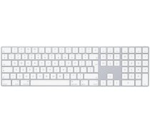 Klaviatūra Apple Magic Keyboard Magic Keyboard, EN/RU, balta, bezvadu