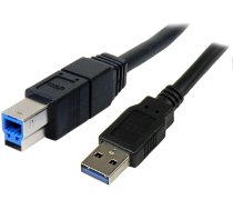 Kabelis StarTech USB 3.0 Cable A to B USB, USB 3.0 B male, 3 m, melna