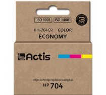 Tintes printera kasetne Actis Standard KH-704CR, zila/sarkana/dzeltena, 9 ml