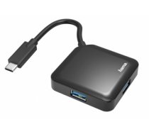 Adapteris Hama USB-C Hub 4 Ports