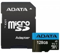 Atmiņas karte Adata Micro SDHC C10 Premier Adata, 128 GB, 85 Mb/s - 25 Mb/s