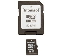 Atmiņas karte Intenso MicroSDHC, 16 GB