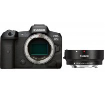 Sistēmas fotoaparāts Canon EOS R5 Body + Mount Adapter EF-EOS R