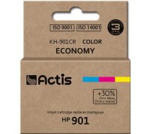 Tintes printera kasetne Actis Standard KH-901CR, zila/sarkana/dzeltena, 21 ml