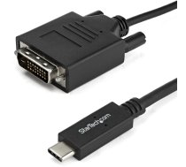 Adapteris StarTech USB-C to DVI CDP2DVIMM2MB USB-C, DVI, 2 m, melna