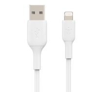 Vads Belkin AKBLKTUPVCALT1W, Apple Lightning/USB A male, balta