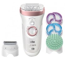 Epilators Braun Silk-Epil 9-990 SensoSmart, balta/rozā