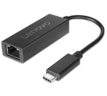 Adapteris Lenovo USB Type-C To Ethernet Adapter RJ-45, USB Type-C, melna