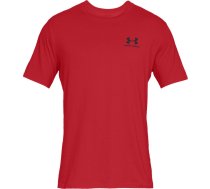 T-krekls, vīriešiem Under Armour Mens Sportstyle Left Chest SS Shirt, sarkana, 2XL