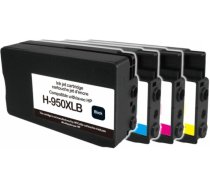 Tintes printera kasetne Uprint H-950/951XL, zila/melna/sarkana
