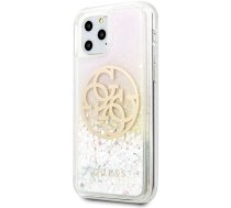 Telefona vāciņš Guess Liquid Glitter 4G Circle, Apple iPhone 11 Pro, rozā