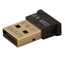 Adapteris Savio USB Bluetooth 4.0 USB 2.0 male, melna