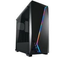 Datora korpuss LC-Power Gaming 700B Hexagon ATX, melna