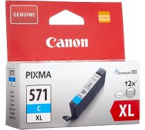 Tintes printera kasetne Canon CLI-571C XL Cyan, zila, 11 ml